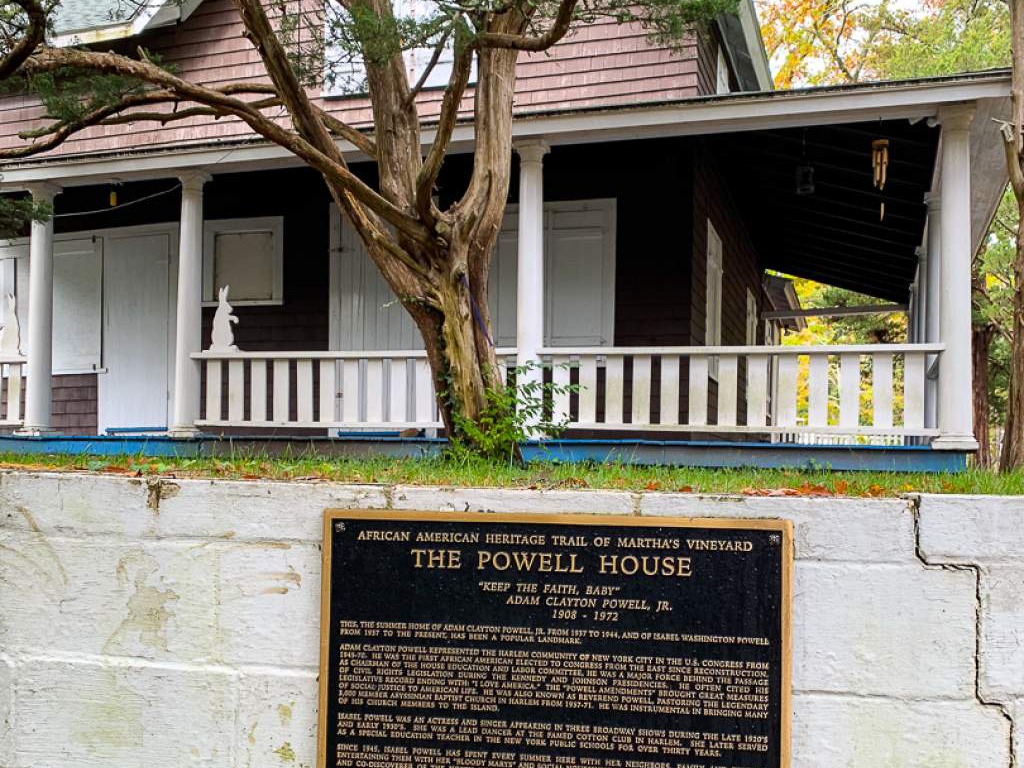 The Powell House, a site on the African American Heritage Trail on Martha's Vineyard.